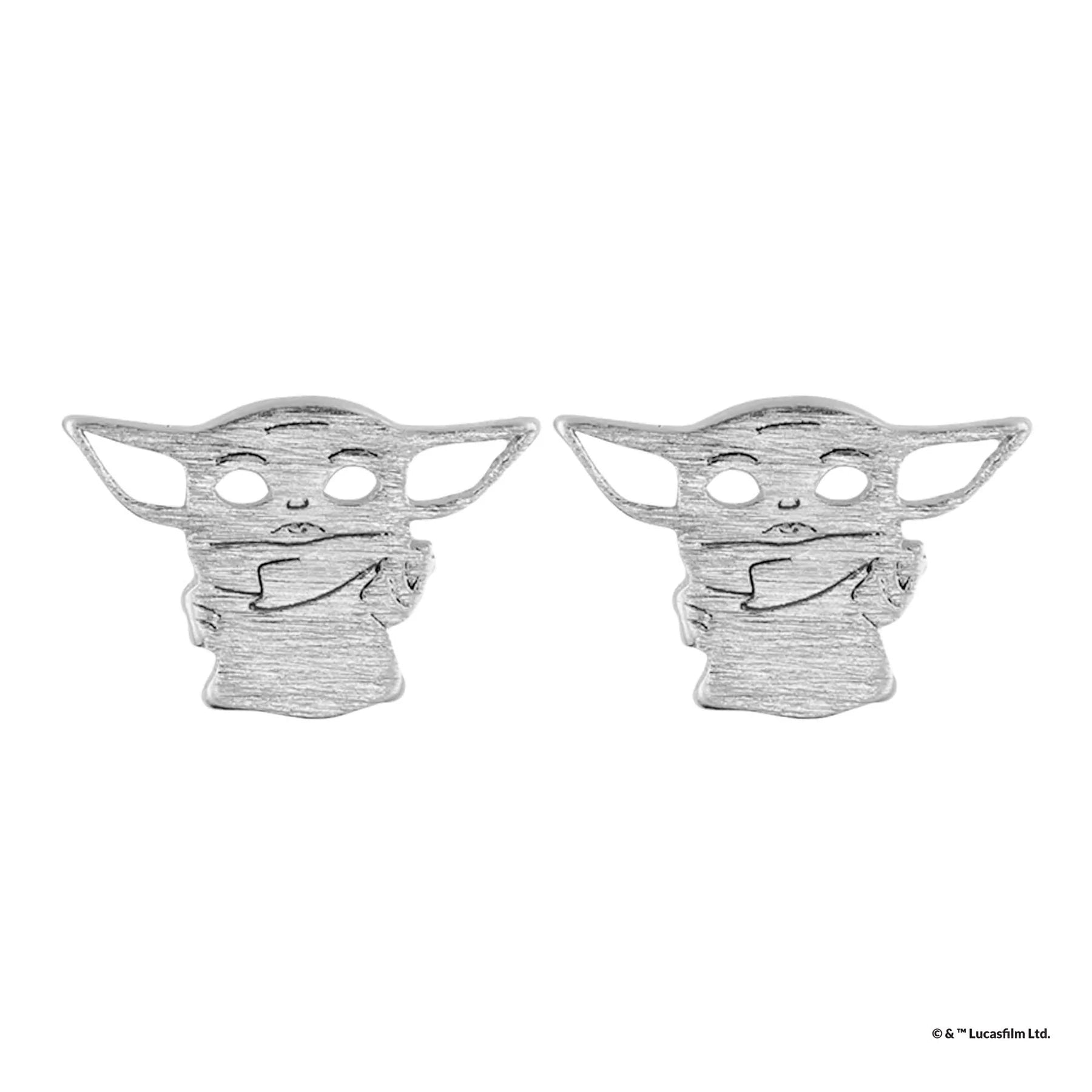 Short Story - Star Wars Earring Grogu Silver