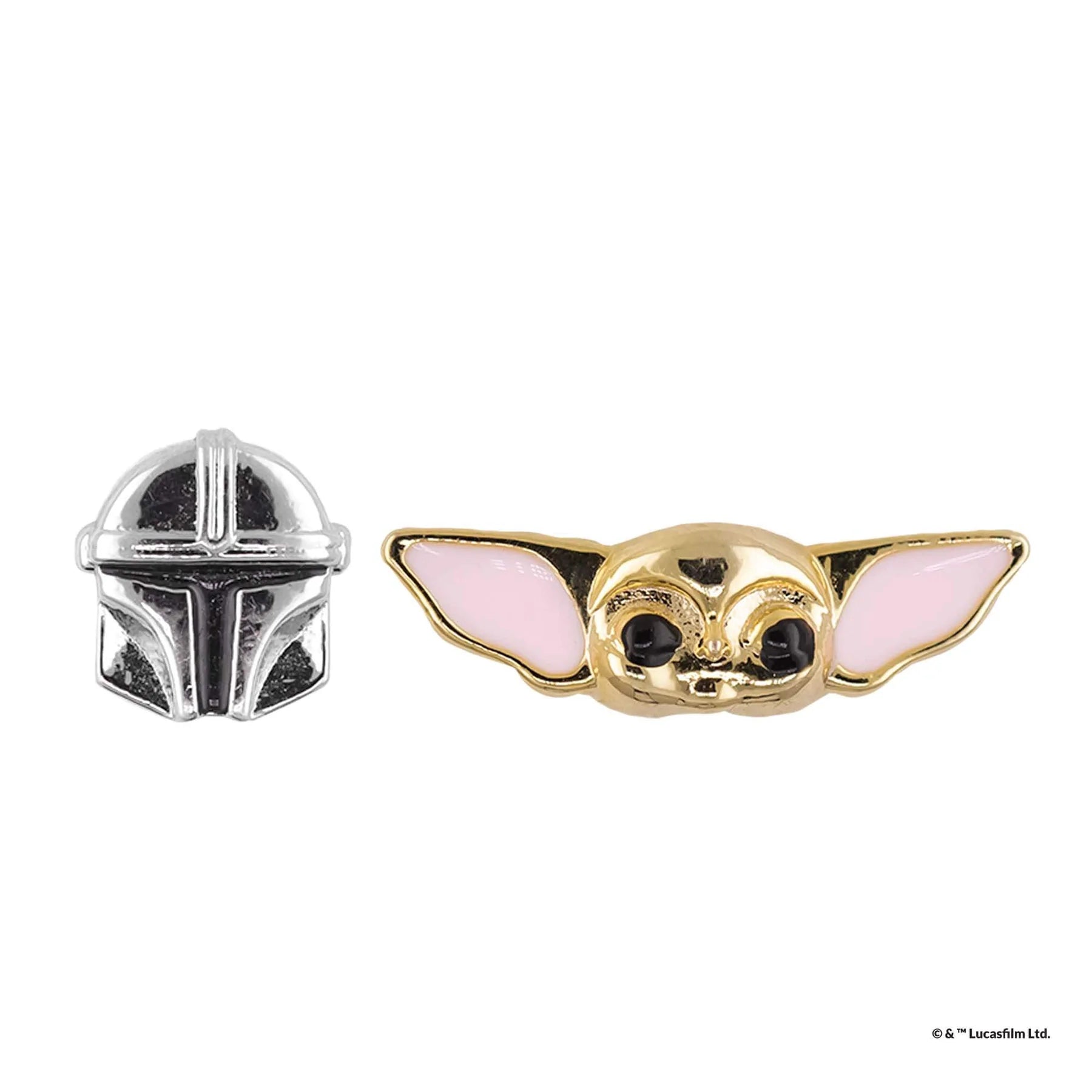 Short Story - Star Wars Earring Epoxy Mandalorian & Grogu