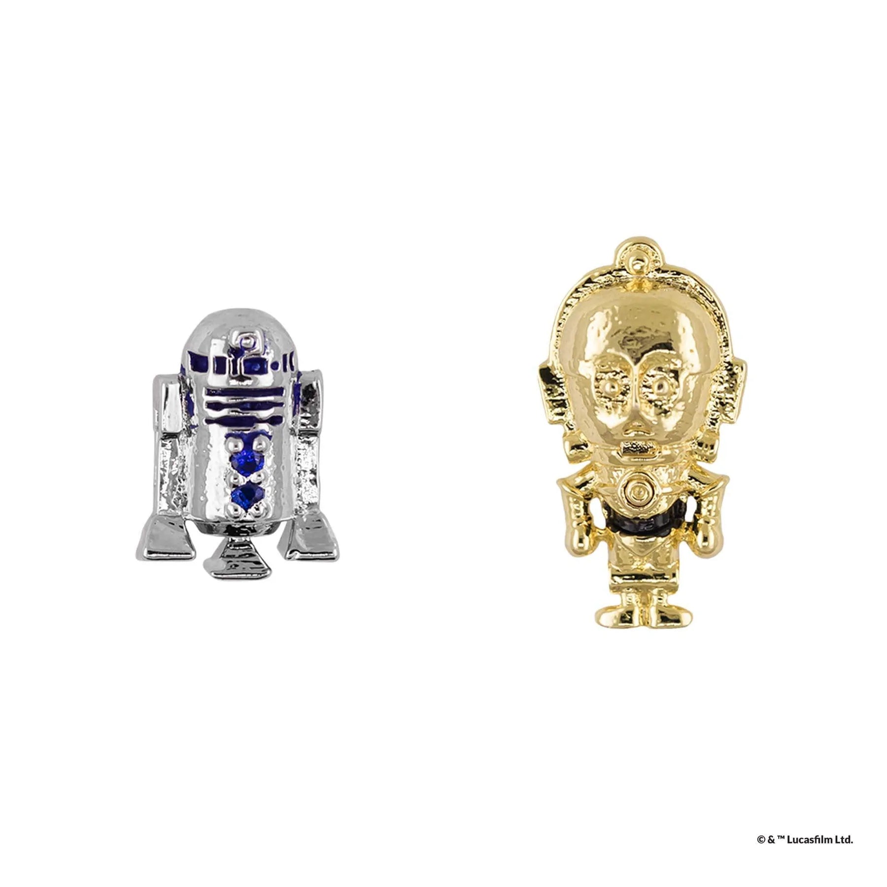 Short Story - Star Wars Earring Epoxy R2D2 & C3P0