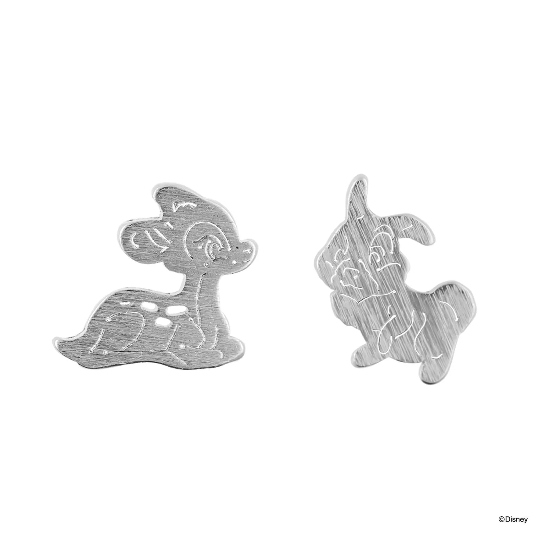 Short Story - Disney Earring Bambi & Thumper Silver