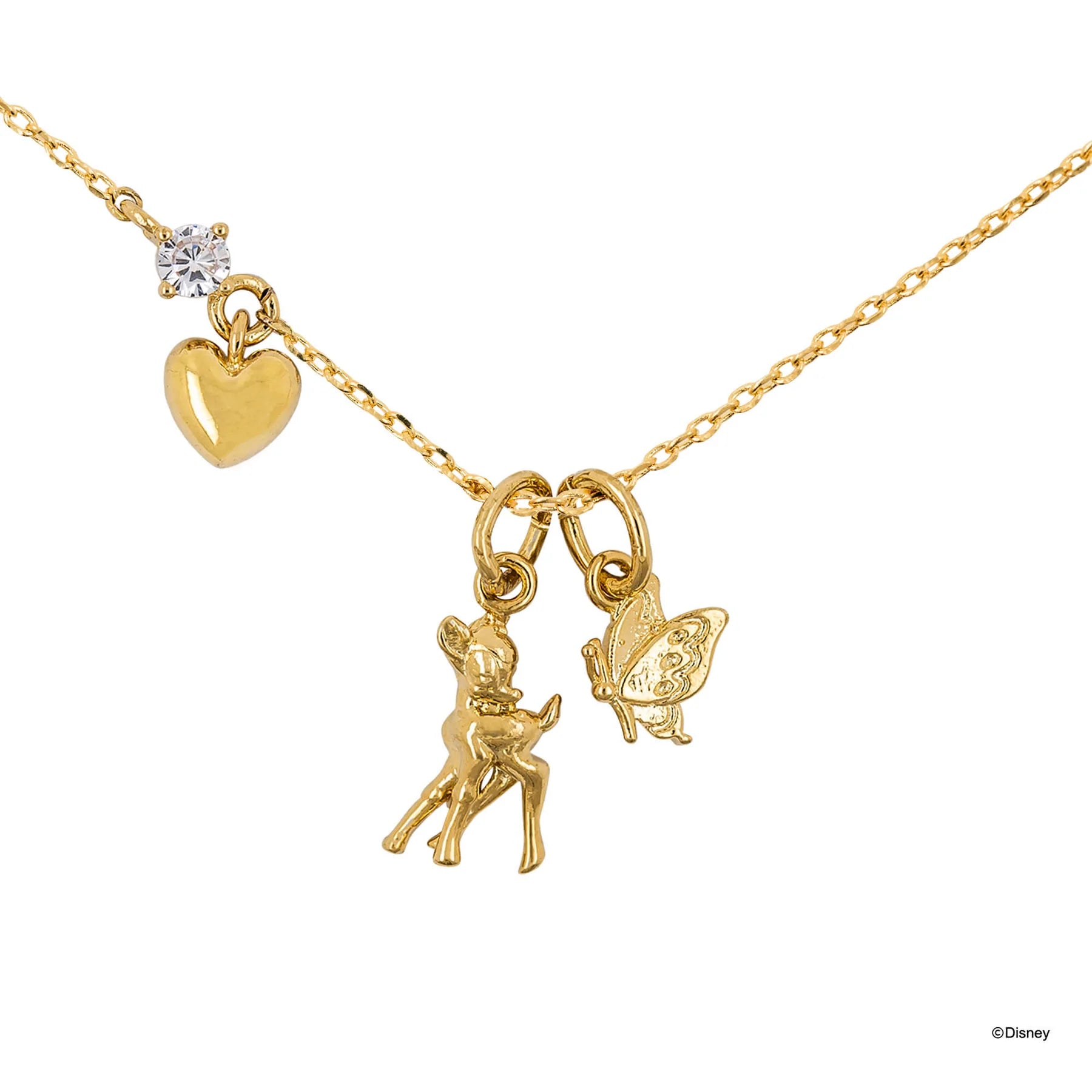 Short Story - Disney Necklace Bambi Gold