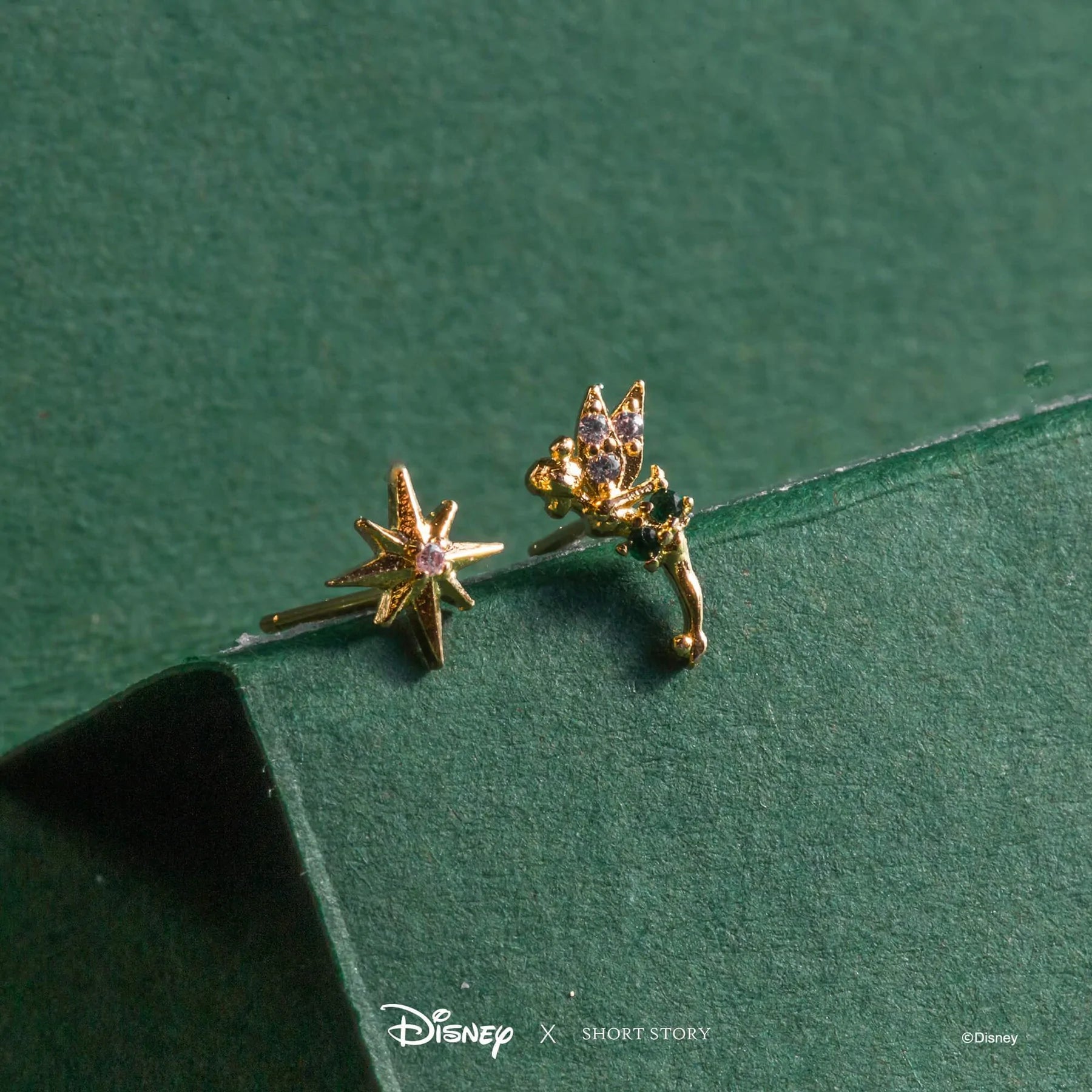 Short Story - Disney Earring Diamante Tinkerbell and Star