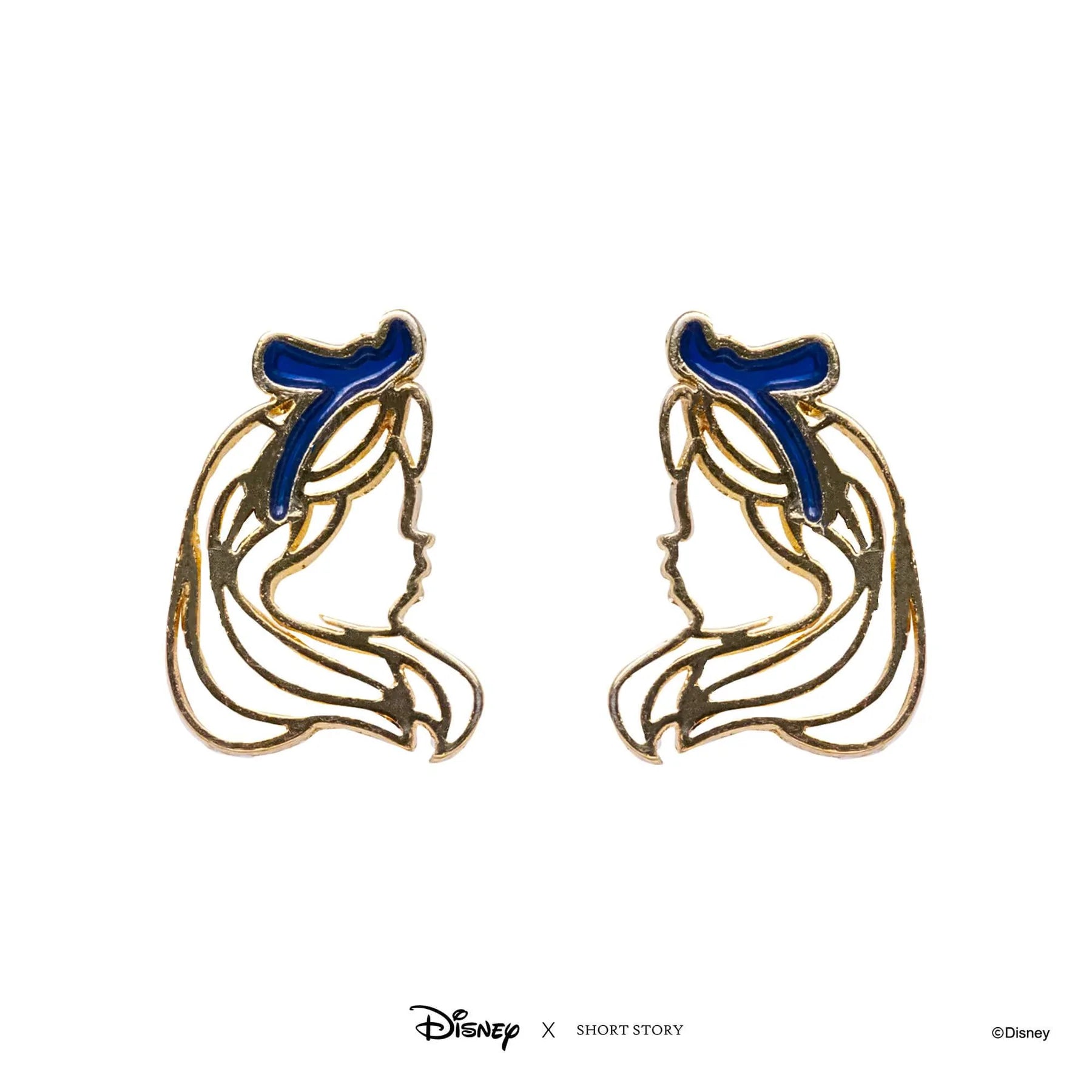 Short Story - Disney Earring Epoxy Alice Gold