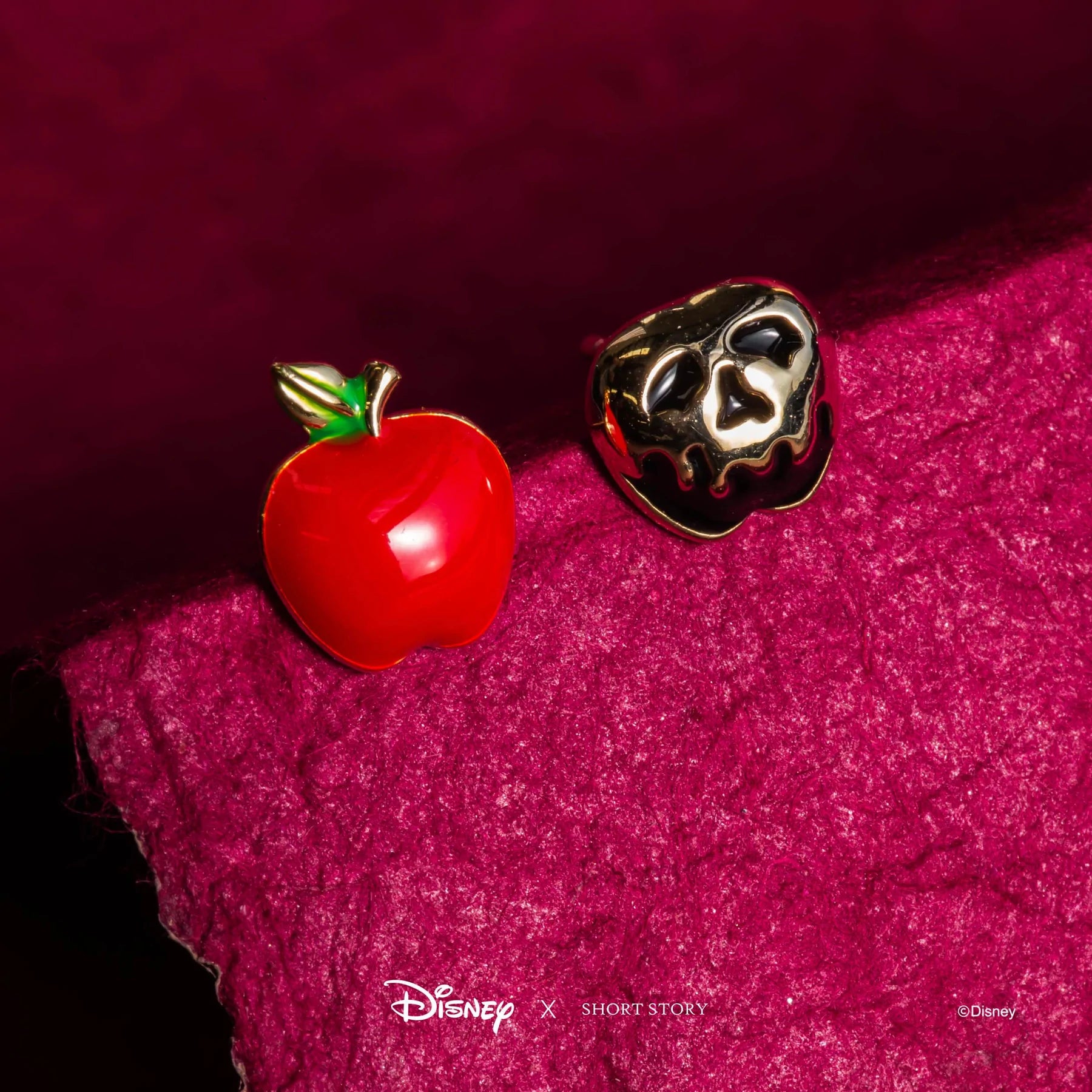 Short Story - Disney Earring Epoxy Evil Queen Toxic Apple