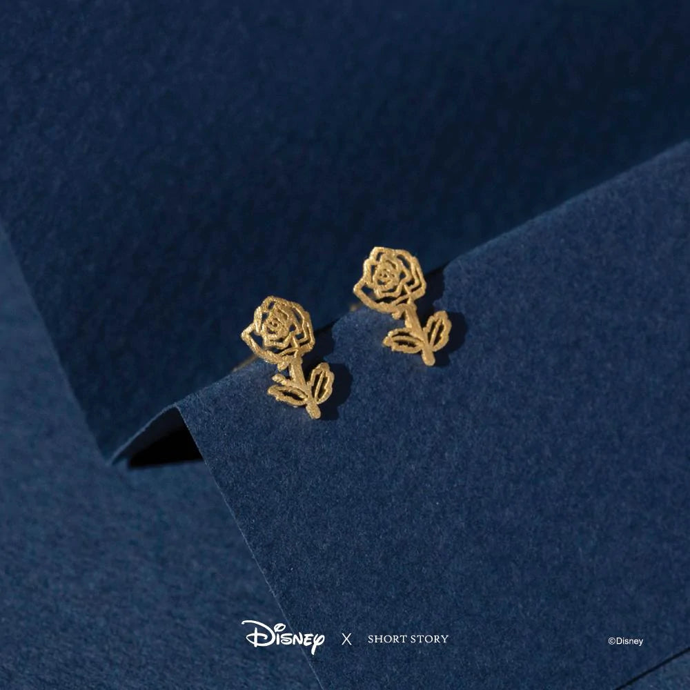 Short Story - Disney Earring Belle Rose Gold