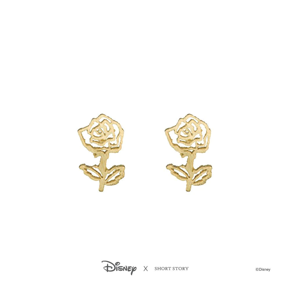 Short Story - Disney Earring Belle Rose Gold