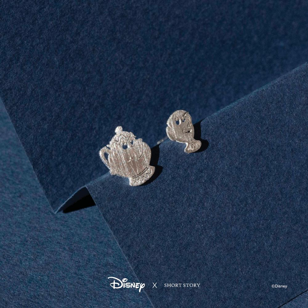 Short Story - Disney Earring Mrs Potts and Chip Silver