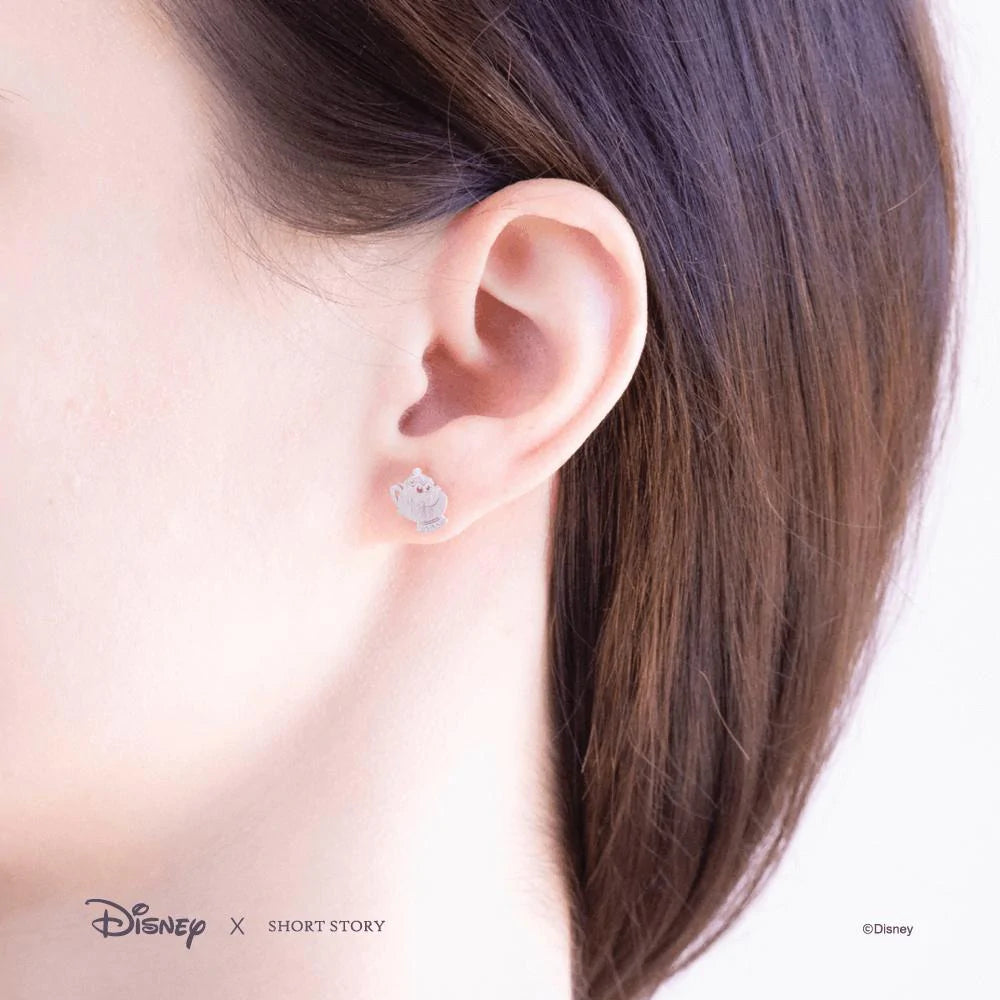 Short Story - Disney Earring Mrs Potts and Chip Silver