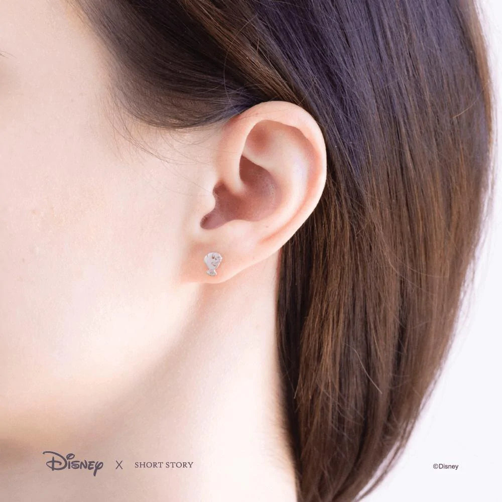 Short Story - Disney Earring Mrs Potts and Chip Silver