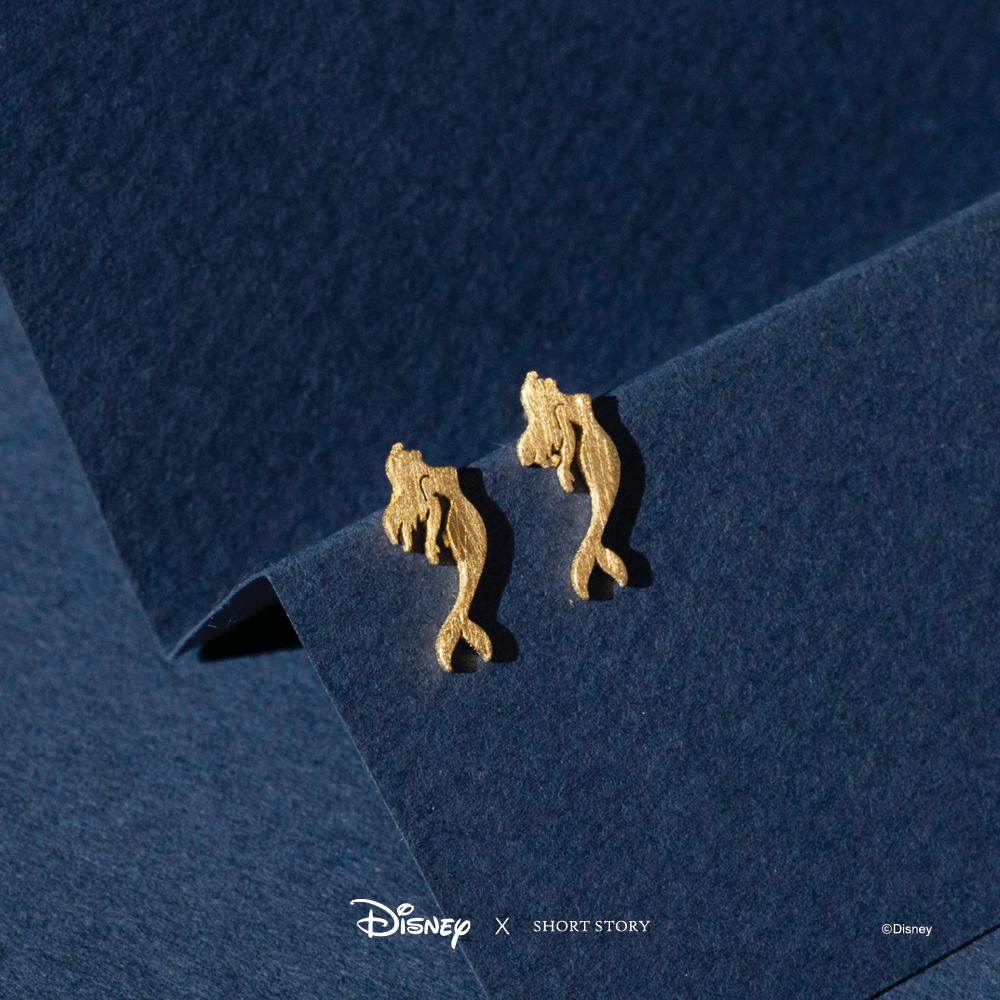 Short Story - Disney Earring Ariel Gold