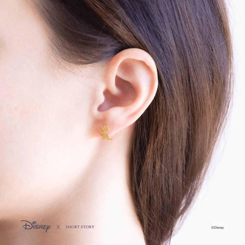 Short Story - Disney Earring Jaq and Gus Gold